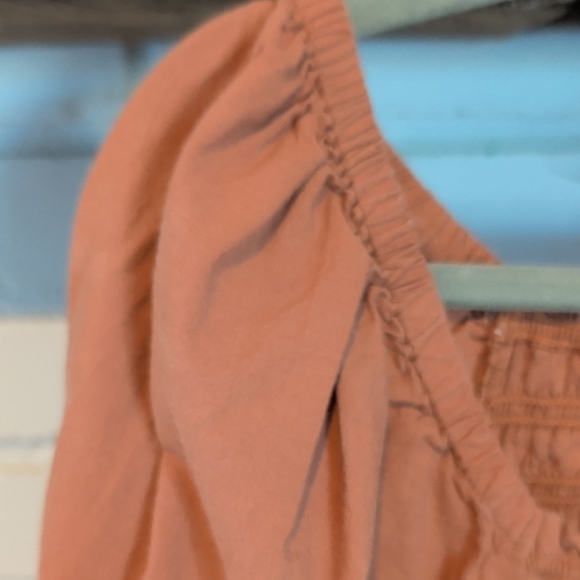 Madewel Lucie Bubble-Sleeve Smocked Top - Picture 5 of 7